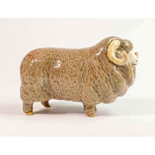 148 - Beswick Merino Ram 1917: Restored horn.