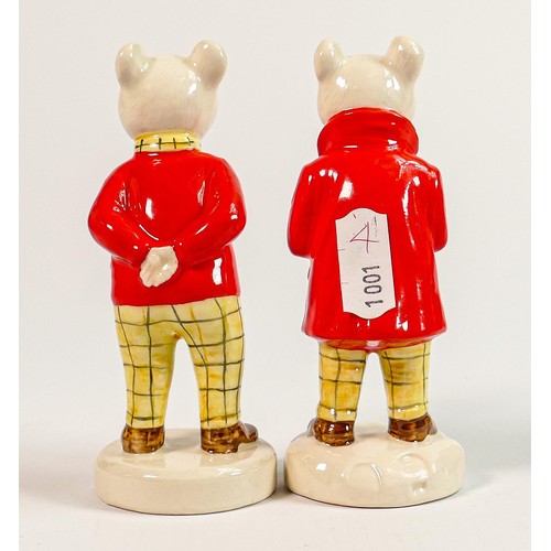 147 - Beswick storybook figures: Rupert the Bear Snowballing and Rupert Bear 2694. (2)