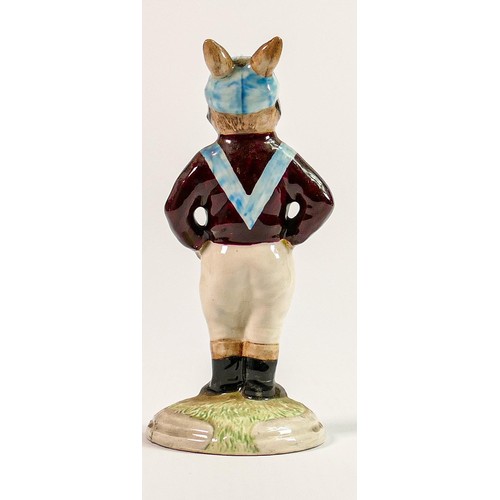 255 - Royal Doulton Bunnykins prototype figure Jockey: Painted in a different colourway, Royal Doulton not... 