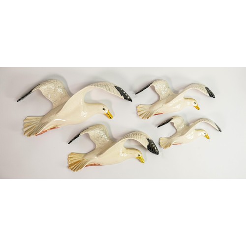 152 - Beswick set of four flying Seagull wall plaques: Models 658-1, 658-2, 658-3 & 658-4 (4)