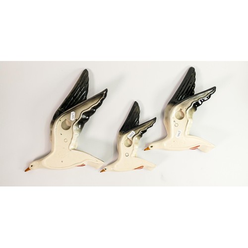 153 - Beswick set of three flying Seagull wall plaques: Models 922-1, 922-2 & 922-3 (3)