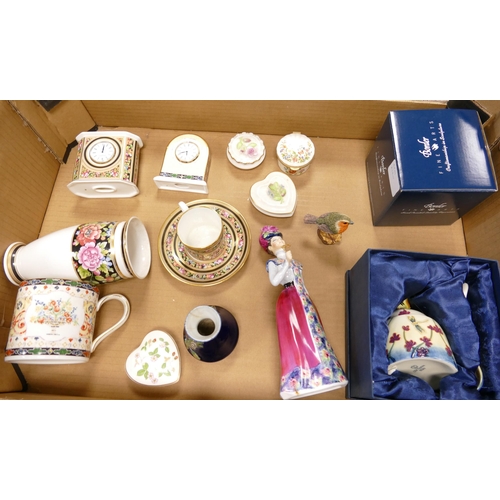 79 - A mixed collection of item,s to include: Glazed Wedgwood Floral Decorated items, quality cut glass i... 