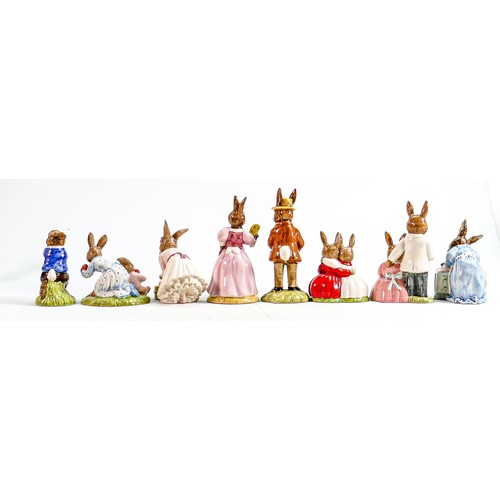 318 - Royal Doulton Bunnykins figures to include: Ballerina DB176, Strawberries DB277, Cinderella DB231, P... 