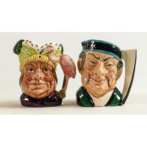 323 - Royal Doulton Small character jugs Ugly Duchess D6603 & Mikado D6525 (2)