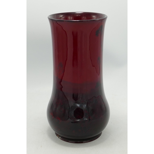 190 - Royal Doulton Flambe Vase: height 18.5cm