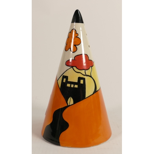 327 - Lorna Bailey Camelot conical sugar shaker: Commissioned by F Eardley