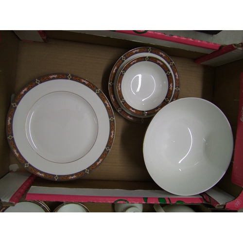 92 - Wedgwood Chippendale patterned Dinner Ware to include, Large Fruit / Salad bowl, 6 Dinner Plates, 3 ... 