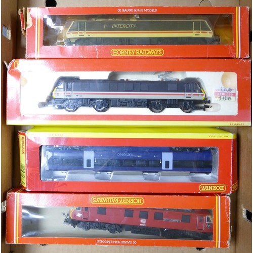 1308 - Hornby OO Gauge Engines Model Trains to include R4383 Hitachi Class 395, R593 Bo Bo Electric Class 9... 