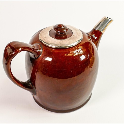 10 - Doulton Kingsware tea pot 