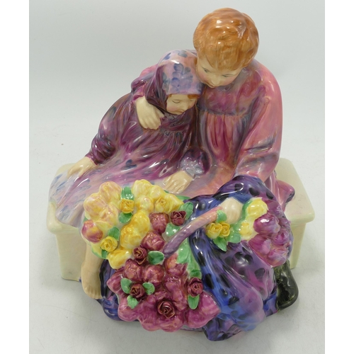 111 - Royal Doulton Character Figure Flower Sellers Children HN1342, seconds