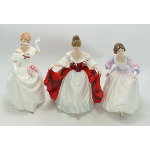 140 - Royal Doulton Boxed Lady Figures Dawn Hn3600, Ashley Hn3420 & Sara HN2265(3)