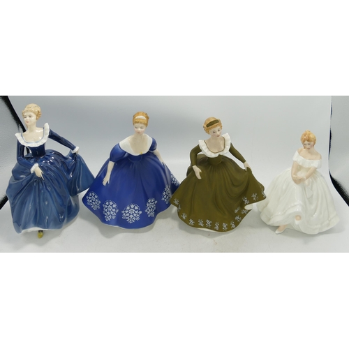 147 - Royal Doulton Seconds Lady Figures Fragrance, Nina, Heather & Geraldine(4)