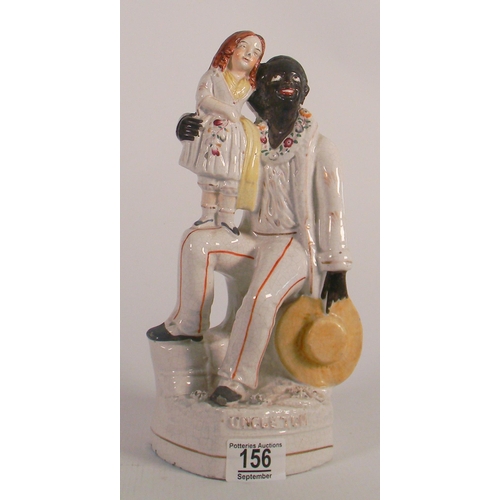 156 - Staffordshire figure - Uncle Tom, 29cm high.