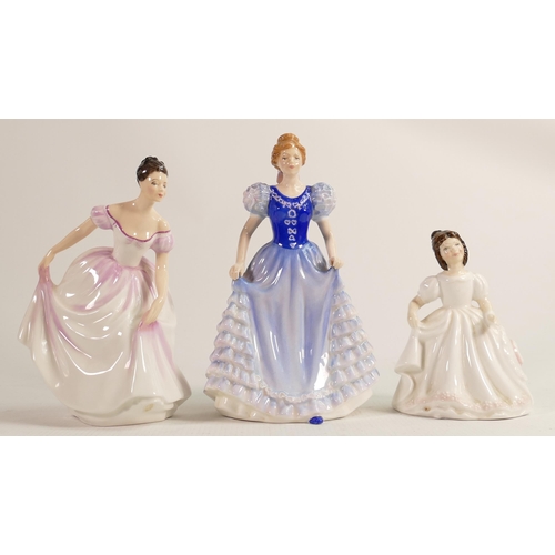 209 - Royal Doulton Lady Figures Daniel Hn3001, Amanda Hn3635 & Charlotte Hn3658(3)