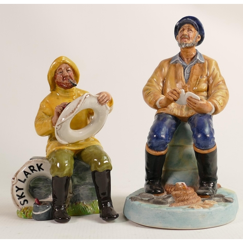 223 - Royal Doulton Character Figures Boatsman Hn2417 & The Seafarer Hn2455(2)