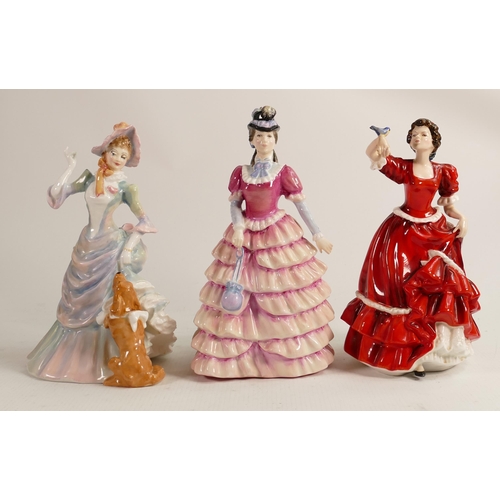 236 - Royal Doulton Lady Figures Loyal Friend Hn3358, Diane Hn3604(with cert) & Pauline Hn3643(3)