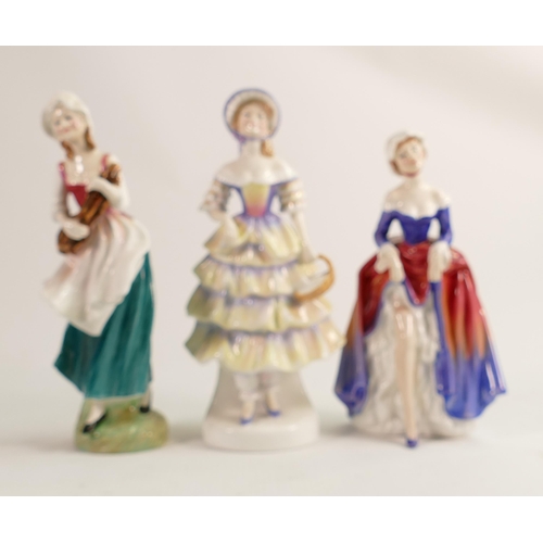 241 - Royal Doulton Lady Figures Phyllis Hn3180, Lizzie Hn2749 & Meg Hn2743(3)