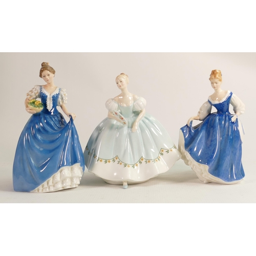 242 - Royal Doulton Lady Figures Helen Hn3601, First Dance Hn2803 & Kay Hn3340(3)