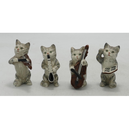 290 - Beswick Cat Band Figures(4)