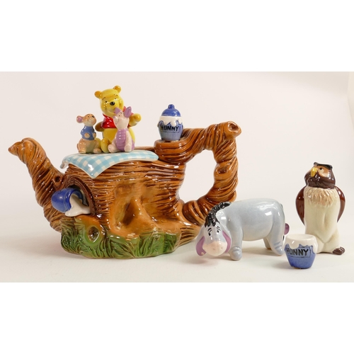 421 - Disney Showcase Cardew Design Limited Edition Novelty Teapot Winnie The Pooh:
(Pieces Detached but P... 