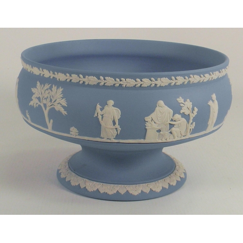 55 - Wedgwood Jasperware Footed Bowl, diameter 20.5cm