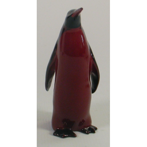 67 - Royal Doulton Flambe Figure Penguin, height 15cm