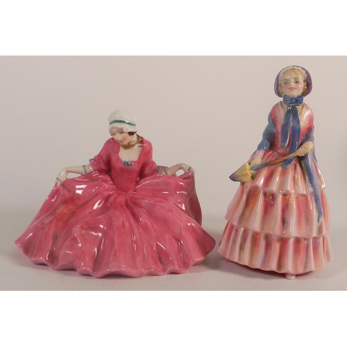 68 - Royal Doulton Damaged Figures Polly Peachum HN549 & Biddy HN1315(2)