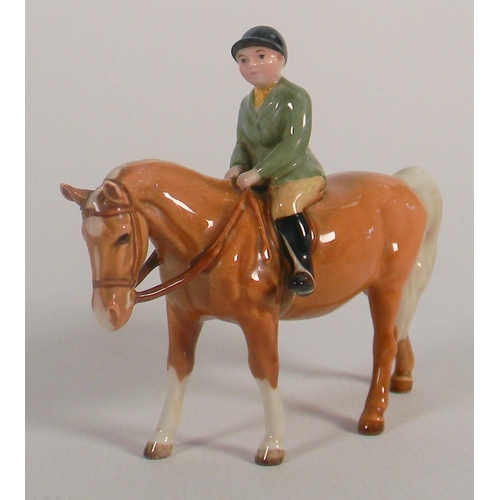 80 - Beswick boy on Palomino pony 1500