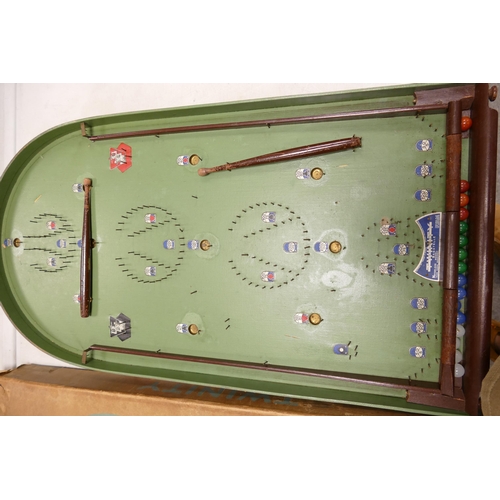 1238 - Vintage Boxed Corinthian  Bagatelle game board