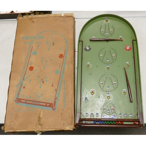 1238 - Vintage Boxed Corinthian  Bagatelle game board