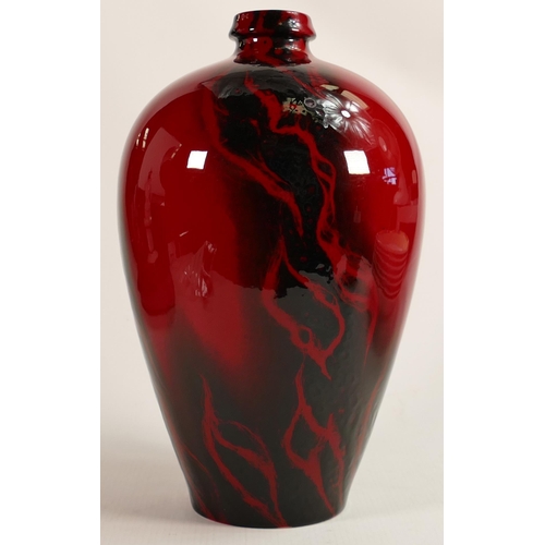 12 - Royal Doulton Burslem Artwares Large Flambe Jintan Vase BA19. Limited Edition.