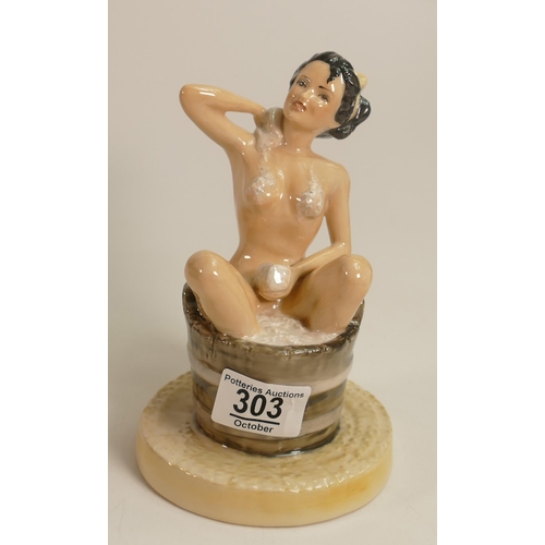 303 - Peggy Davies erotic Bubbles figurine. Artist original colourway 1/1 by Victoria Bourne