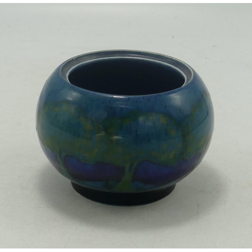 328 - Early Moorcroft Moonlight patterned small pot , missing lid 5.5cm