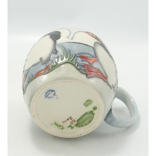 395 - Moorcroft Puffin Mug, height 9cm