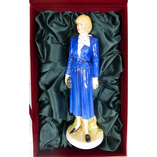 481 - Boxed Coalport Figure Lady Diana Spencer