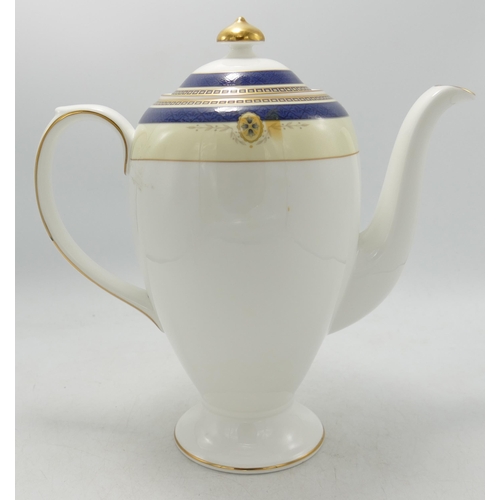 508 - Royal Doulton Archives Challinor patterned Coffee Pot, height 25cm