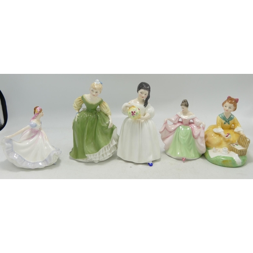 178 - Royal Doulton Lady Figures to include Sarah Hn3219, Mandy Hn2476, Picnic Hn2308, Fair Maiden Hn2211 ... 