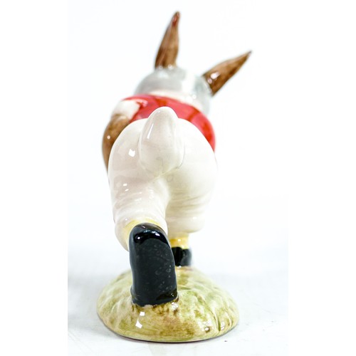 11 - Royal Doulton Bunnykins figure Touchdown DB96, limited edition in Ohio State University colours.