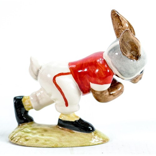 11 - Royal Doulton Bunnykins figure Touchdown DB96, limited edition in Ohio State University colours.