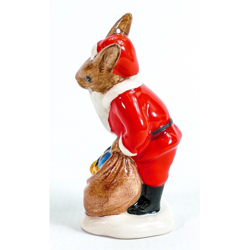 16 - Royal Doulton Bunnykins figure Santa DB62 Christmas tree ornament.