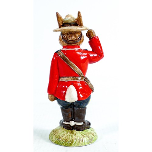 18 - Royal Doulton Bunnykins figure Mountie DB135 limited edition 750.