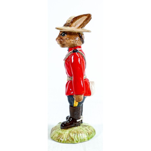 18 - Royal Doulton Bunnykins figure Mountie DB135 limited edition 750.