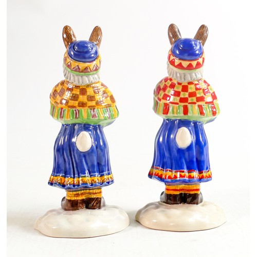 30 - Royal Doulton prototype Bunnykins figure Summer Lapland DB298, the variation figure is painted in a ... 