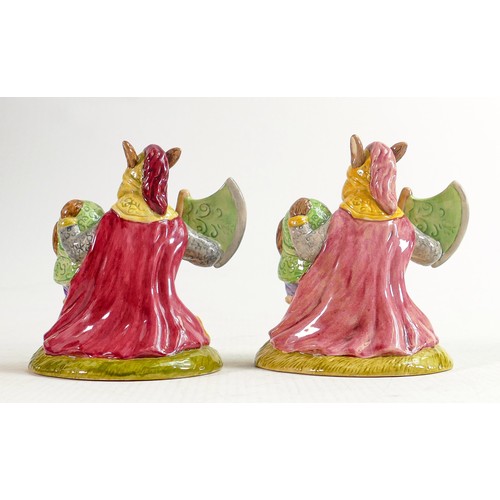 31 - Royal Doulton prototype Bunnykins figure Sir Gawain DB300, the variation figure is painted in a slig... 