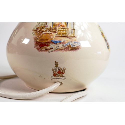 49 - Royal Doulton Bunnykins lamp base, height 22cm.