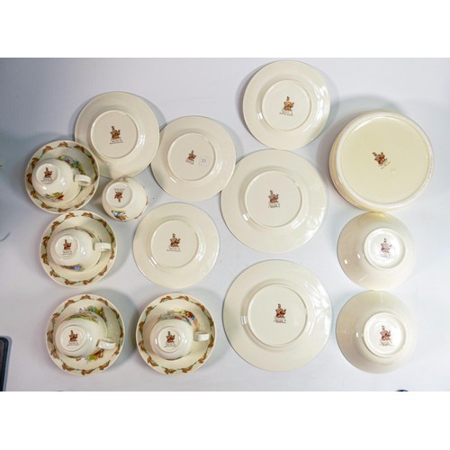 80 - Royal Doulton Bunnykins items to include - cups and saucers, commemorative plates, plates, bowls mon... 