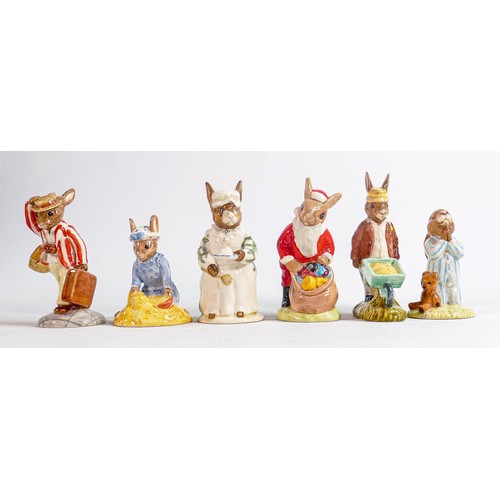 95 - Royal Doulton boxed Bunnykins figures to include Santa DB17, Cook DB85, Father DB154, Bedtime DB55, ... 