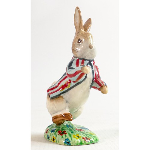 102 - Beswick Beatrix Potter prototype figure of Peter Rabbit, painted in a different colourway with strip... 