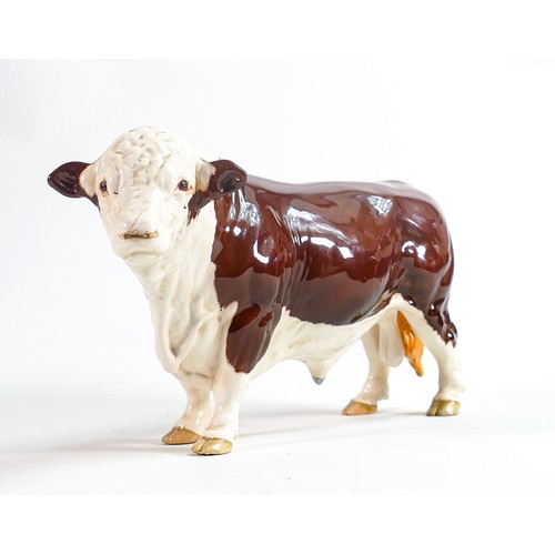 132 - Beswick polled Hereford bull 2549A.