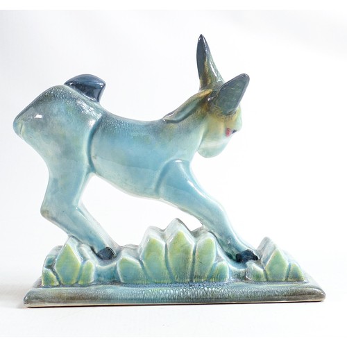 137 - Beswick blue gloss model of a donkey on base 369.